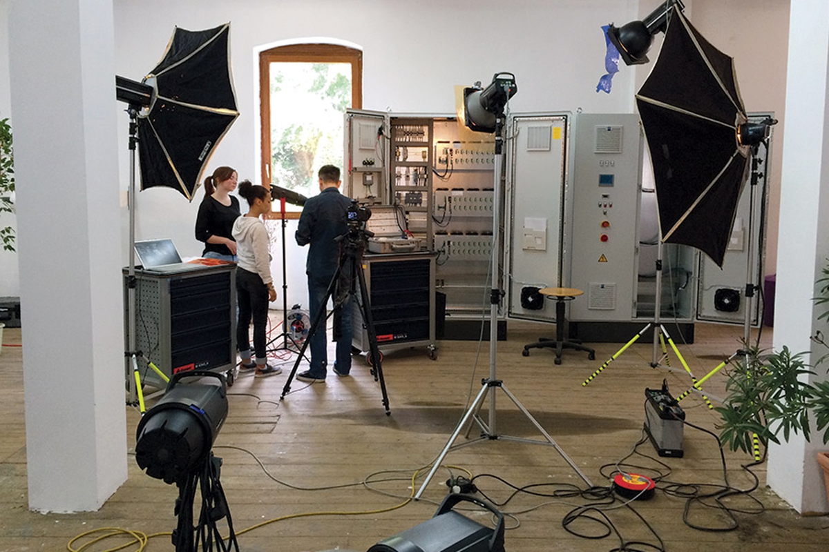 Fotoshooting Schaltschrank