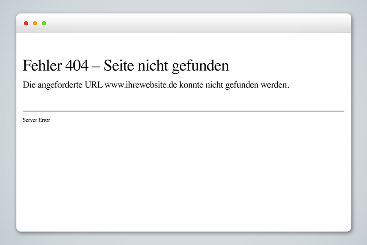 Fehler 404