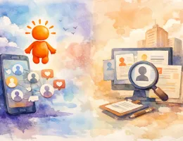 Blog Beitragsbild zu: Social Recruiting vs Jobportal im Vergleich