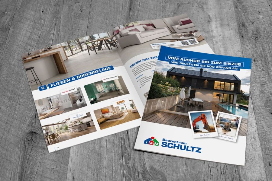 Print für Schultz Imagebroschüre