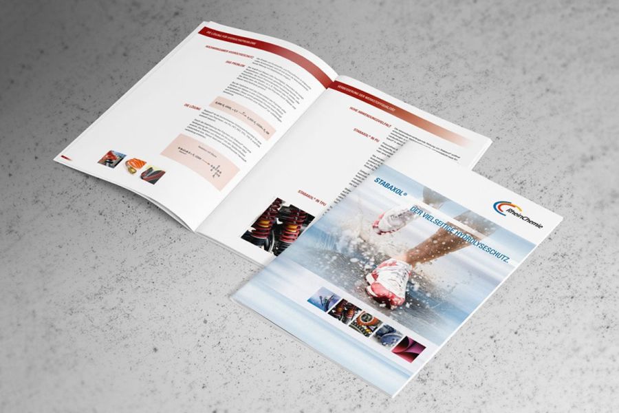 Print für Rhein Chemie Vertriebsbroschüre