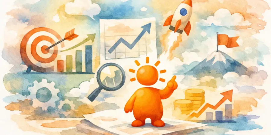 Blog Beitragsbild zu: Messbare Marketingziele definieren im Unternehmen