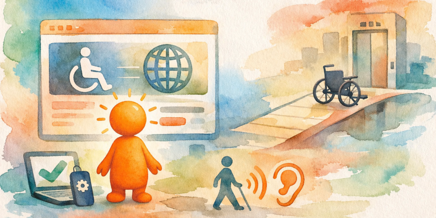 Blog Beitragsbild zu: Barrierefreie Website Pflicht für Unternehmen?