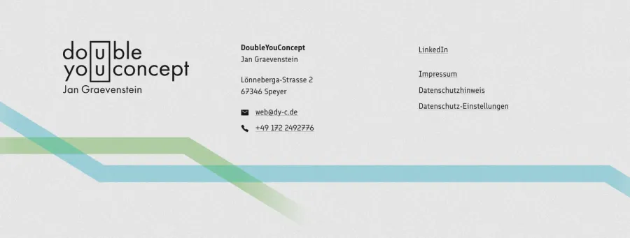 Webseite DoubleYouConcept Jan Graevenstein