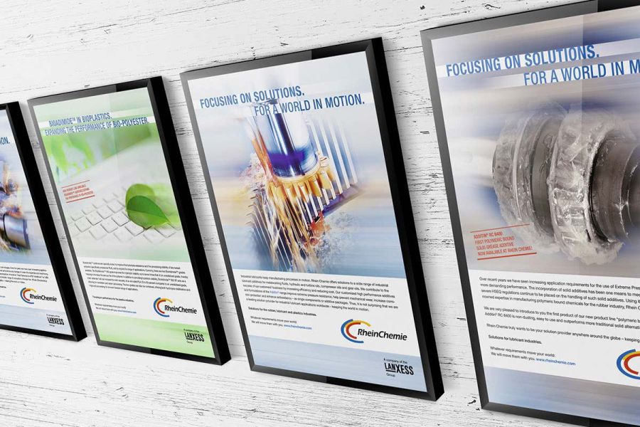 Print für Rhein Chemie Poster Anzeigenkampagne