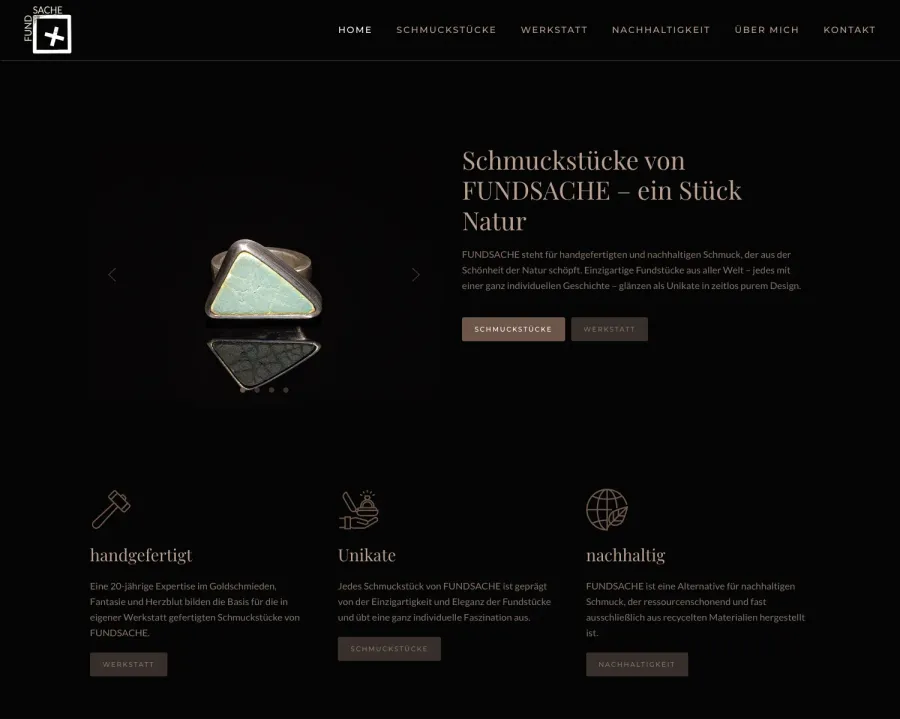 Webseite FUNDSACHE