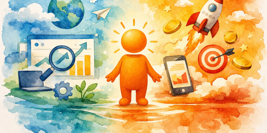 Blog Beitragsbild zu: SEO oder Google Ads – was lohnt sich mehr?