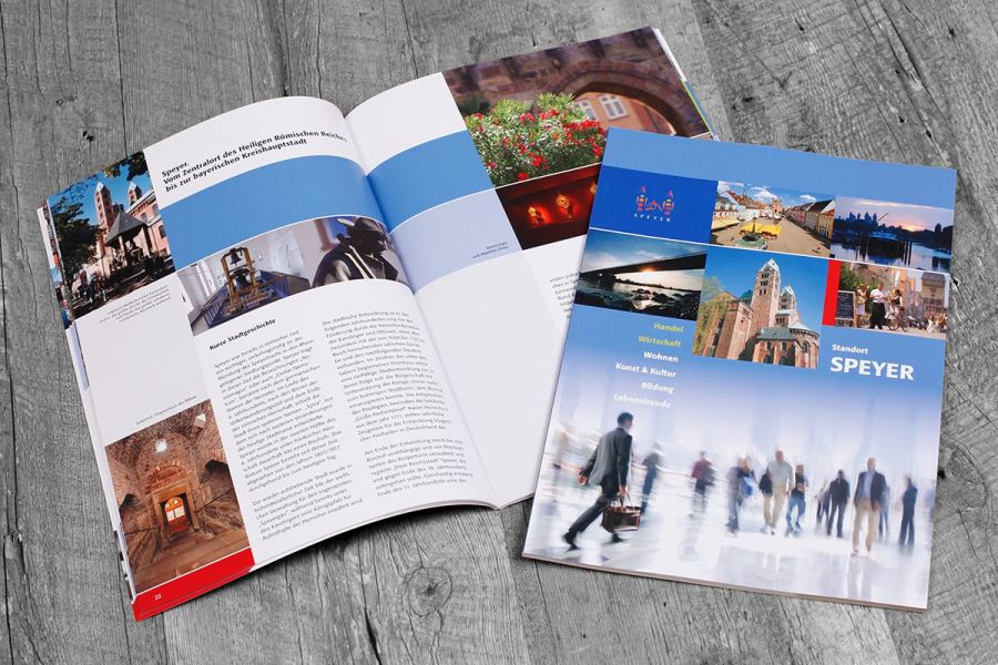 Print für Stadt Speyer Stadtbroschüre