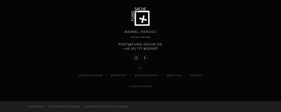 Webseite FUNDSACHE