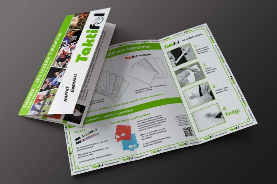 Print für Taktifol Produktflyer