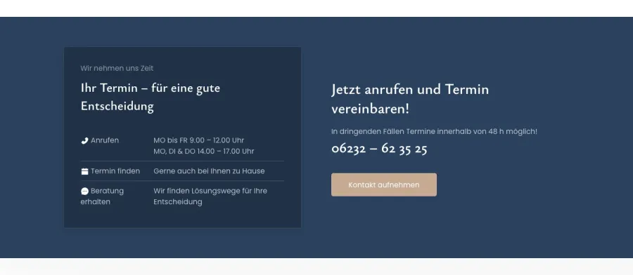 Webseite Fischer Erbrecht