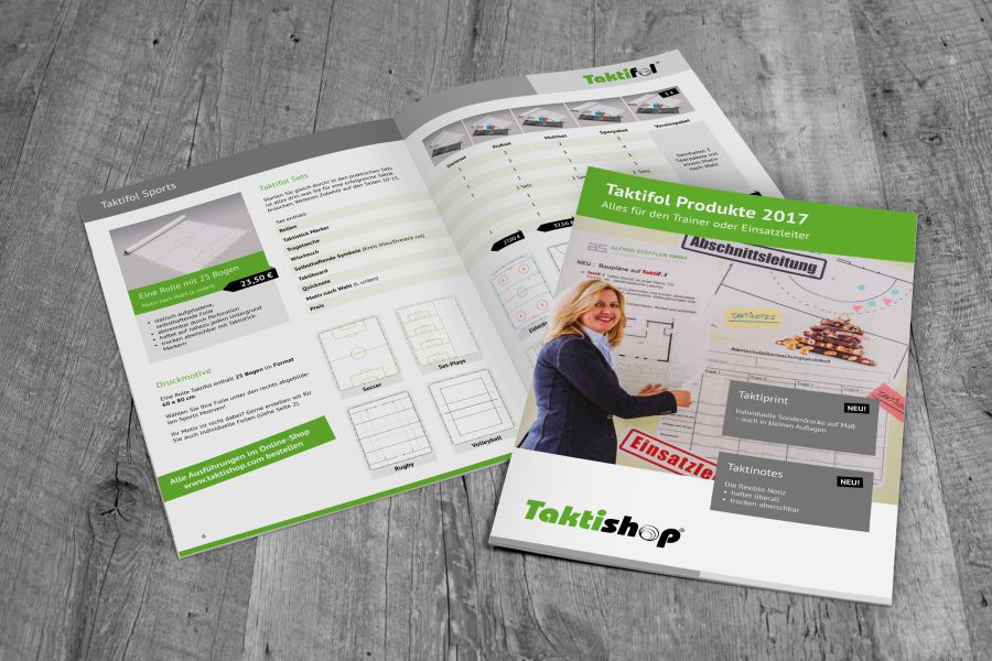 Print für Taktifol Katalog