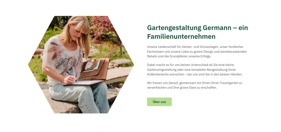 Webseite Gartengestaltung Germann