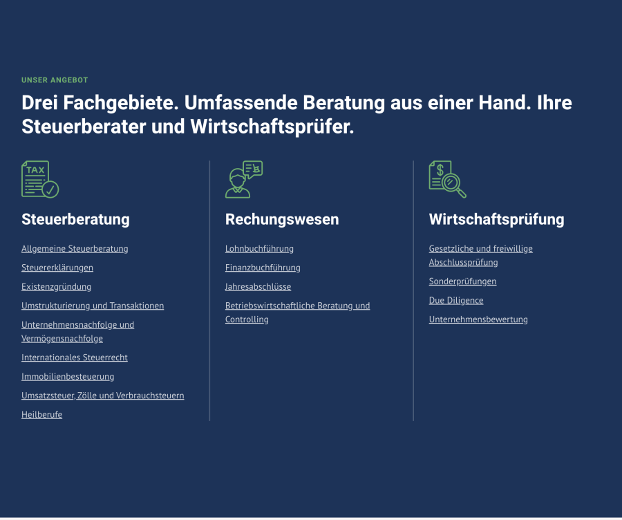 Webseite bkb GmbH