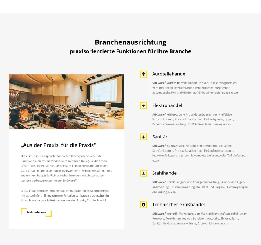 Webseite SH Computersysteme