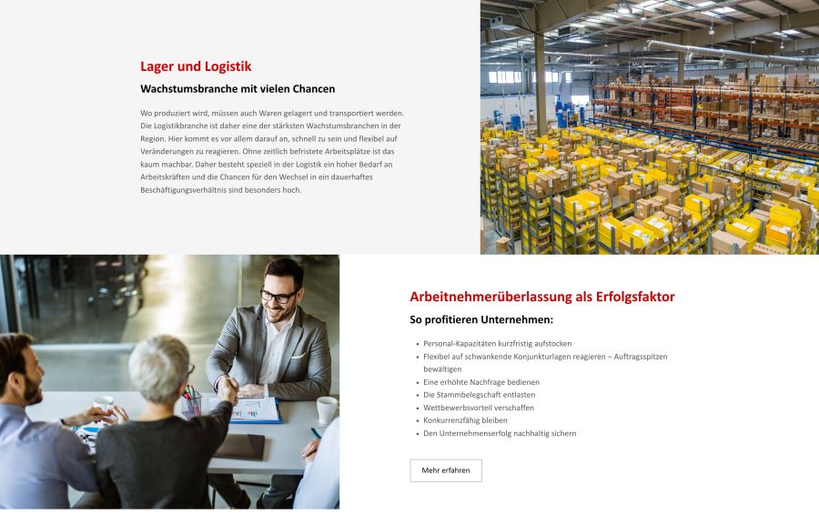 Webseite GABIS Jobvermittlung