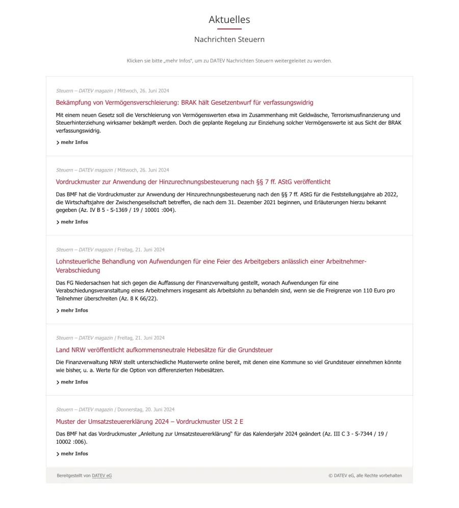 Webseite Dengler & Dengler