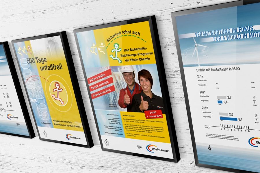 Print für Rhein Chemie Poster Arbeitssicherheit