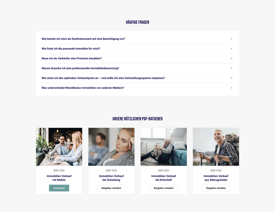 Webseite RheinNeckar Immobilien