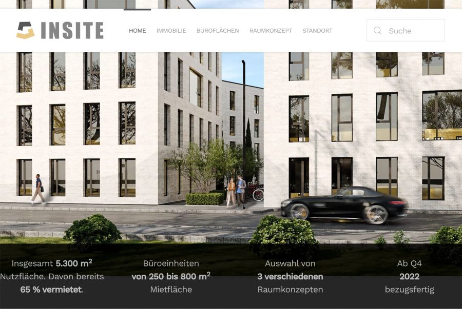 Webseite INSITE Mannheim
