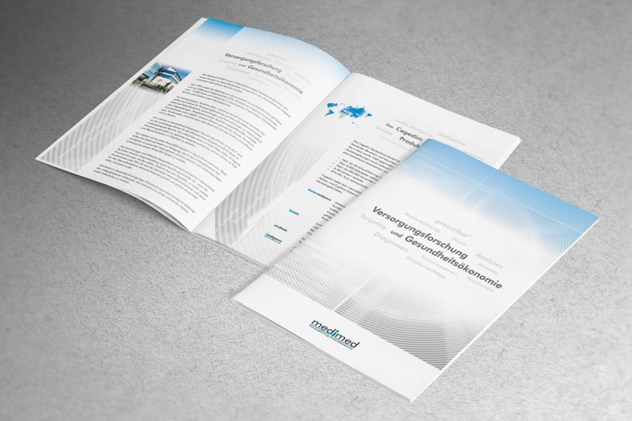 Print für Medimed Vertriebsbroschüre