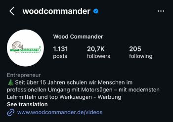 Wood Commander Instagram Statistik