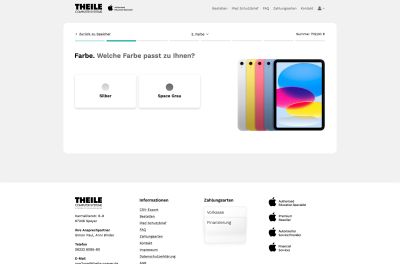 iPad Schule Frontend