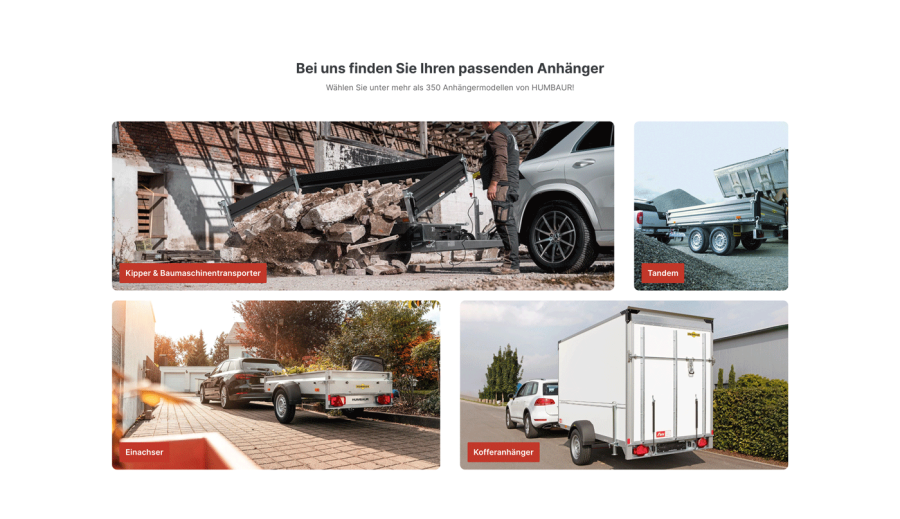 Webseite FEIG Anhänger Onlineshop