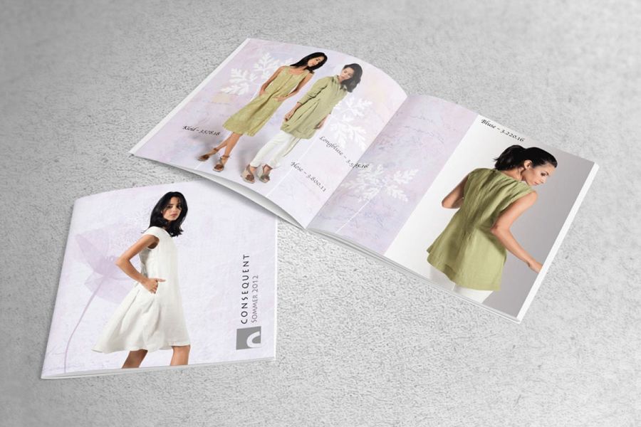 Print für Consequent Modekatalog