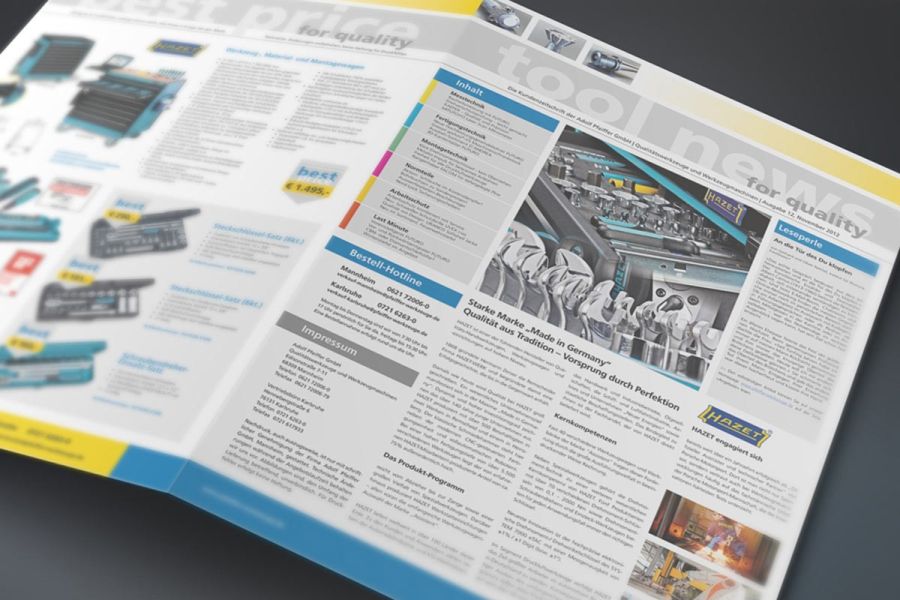 Print für Pfeiffer Kundenzeitschrift