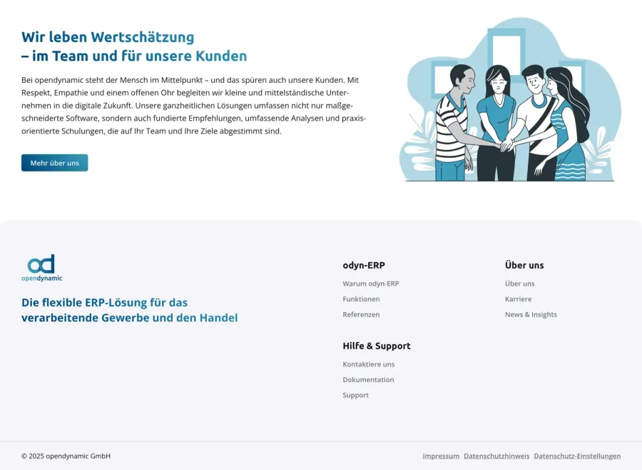 Webseite opendynamic