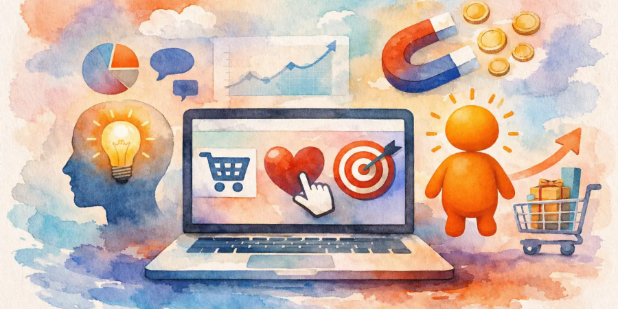 Blog Beitragsbild zu: Website mit Verkaufspsychologie optimieren