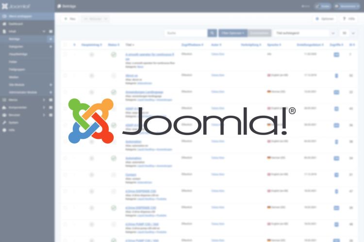 Joomla CMS Logo und System
