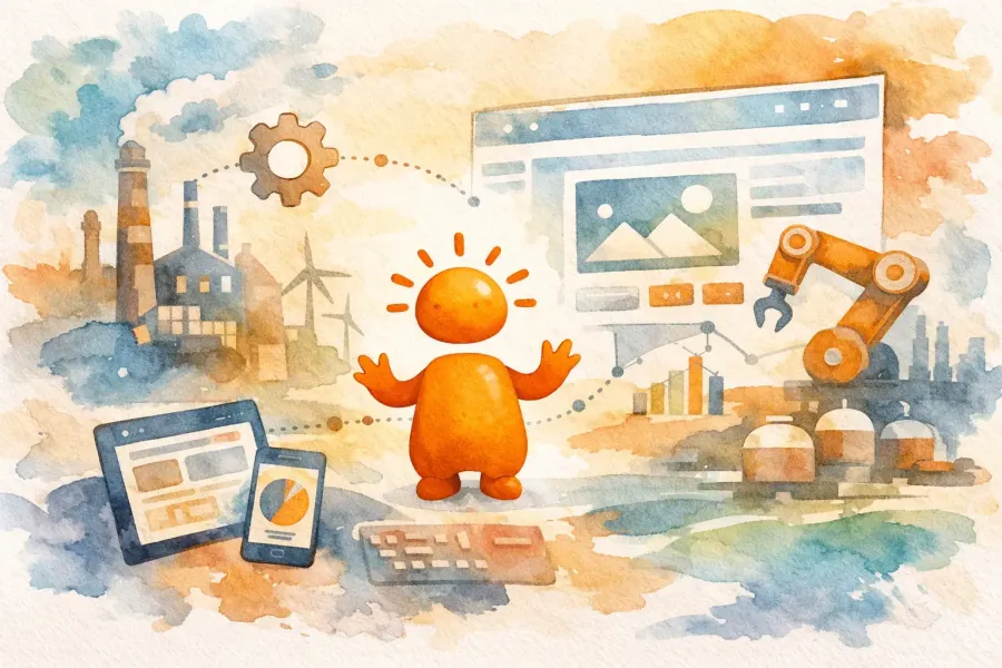 Blog Beitragsbild zu: Webdesign für industrielle Dienstleister
