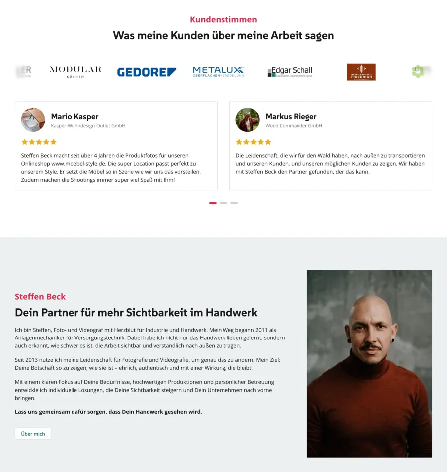 Webseite Steffen Beck