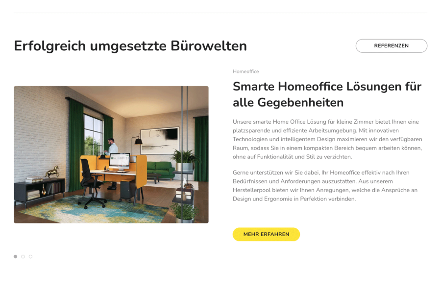 Webseite THEILE Bürosysteme