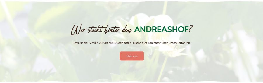 Webseite Andreashof Zürker