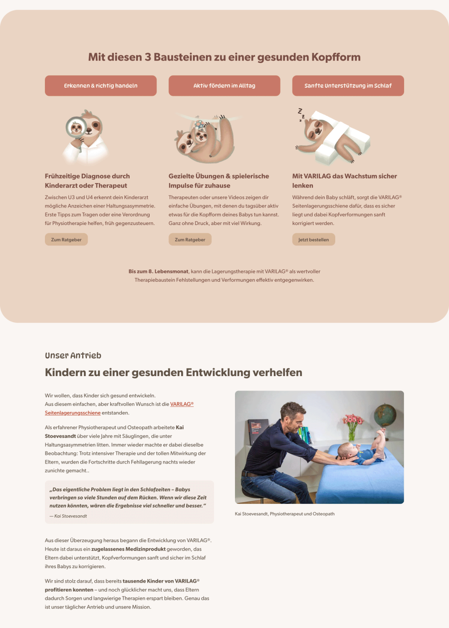 Webseite VARILAG