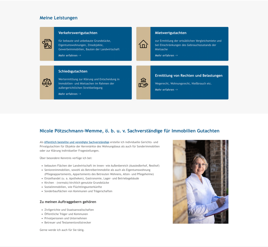 Webseite NPW-Gutachten
