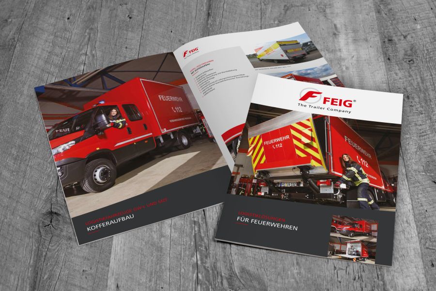 Print für FEIG Produktkatalog Feuerwehr