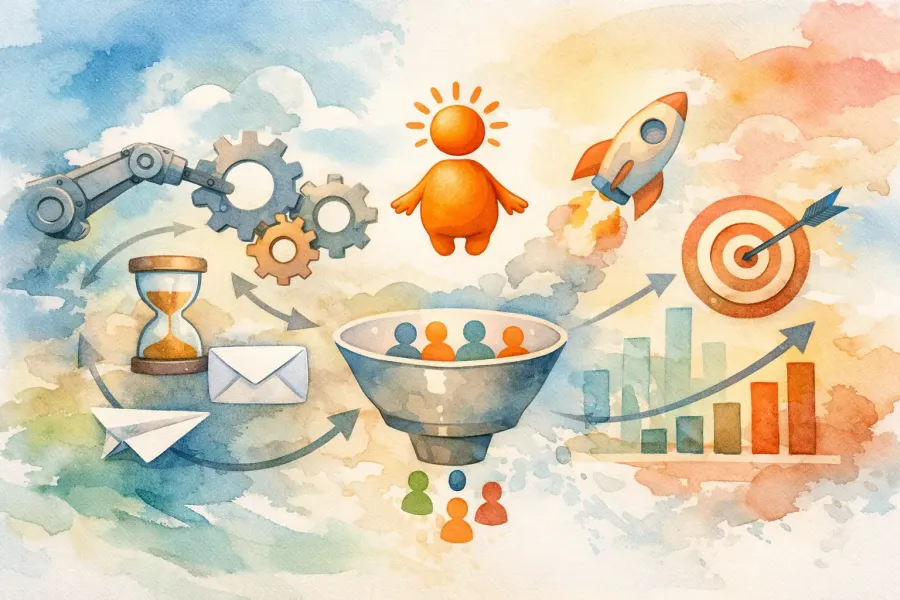 Blog Beitragsbild zu: Marketing Automation für Vertriebsprozesse