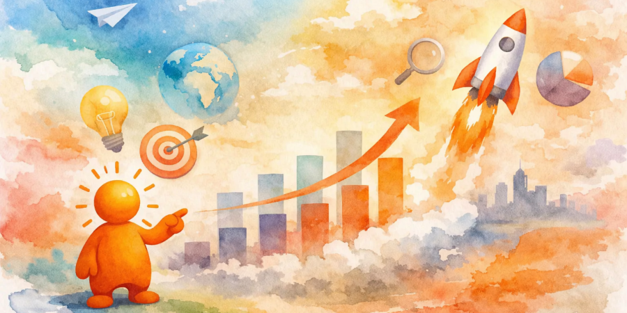 Blog Beitragsbild zu: Leitfaden strategisches Marketing für KMU