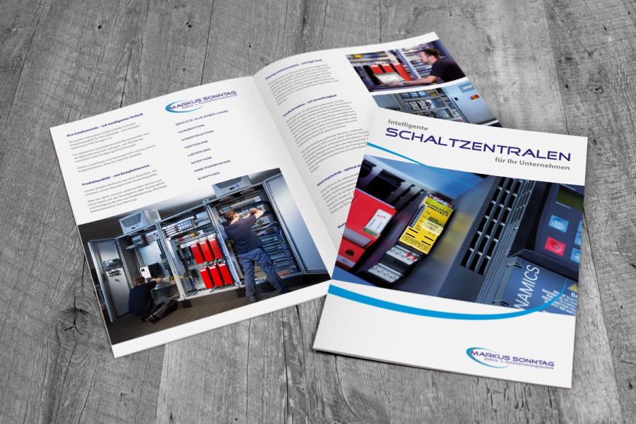 Print für Markus Sonntag Unternehmensflyer