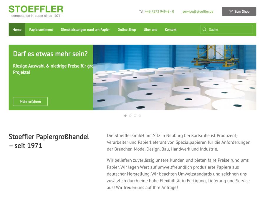 Webseite Stoeffler