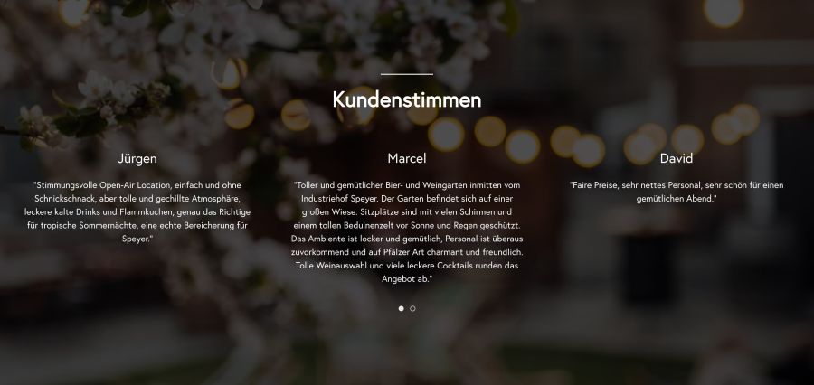 Webseite Industriehof Schenke