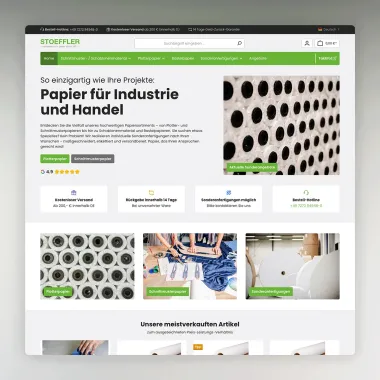 Webseite Stoeffler Shop