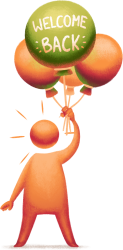 Sunny als Astronaut auf Gehirn