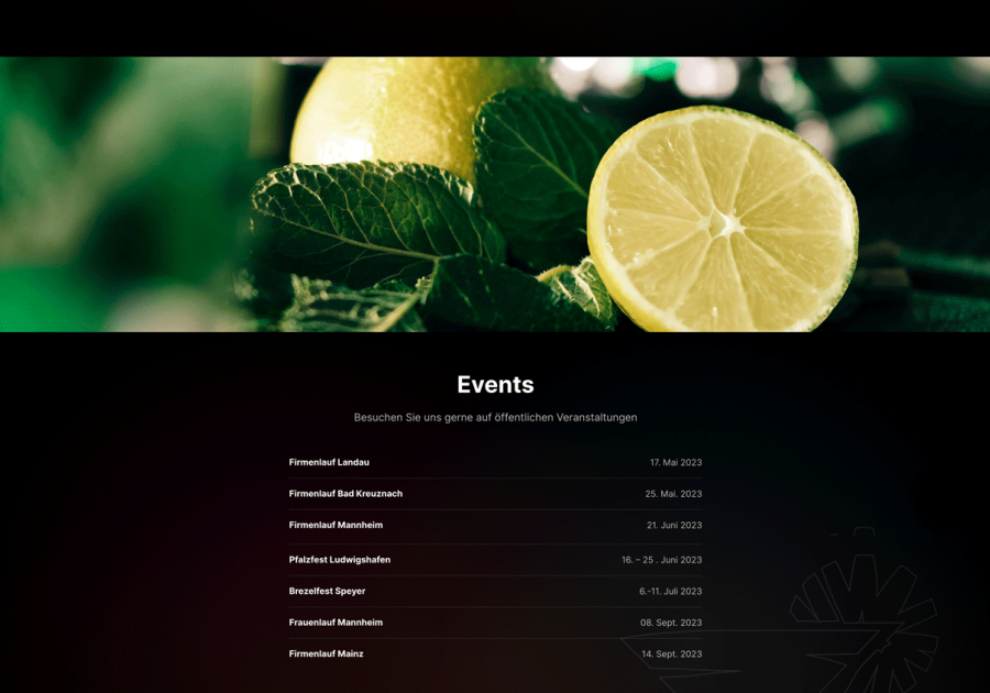 Webseite Die Cocktailbar