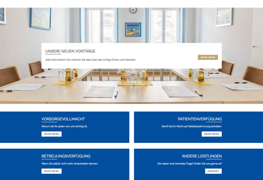 Webseite Kornmann Rechtsanwälte